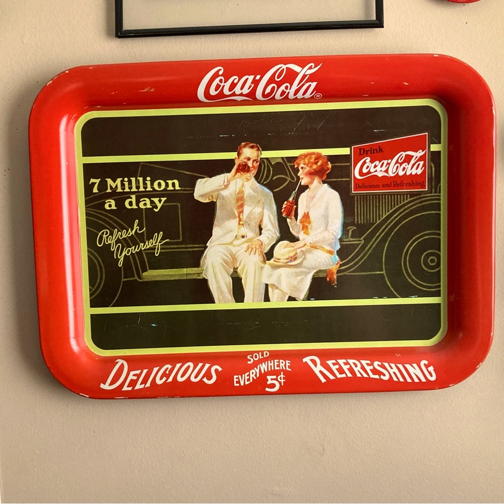1960s Coca Cola Tray Collectible
